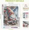 Christmas Gnome Diamond Painting Kits for Adults, Dwarf Diamond Art Kits for Beginners, Gnome Dwarf 5D Diamond Dots Paintings Gem Art for Home Wall Decor 12x16 Inch